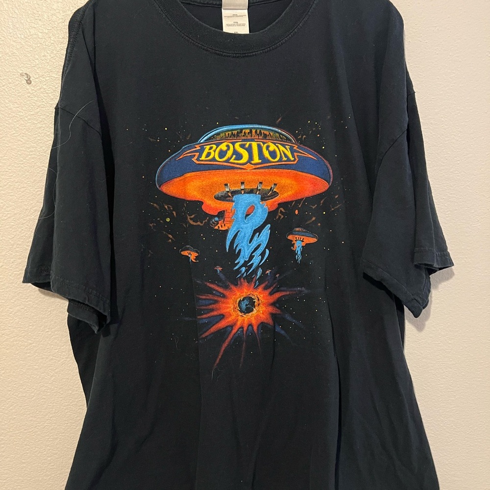 Vintage 2000s Boston Band Tee Shirt Size XXL OG Graphic Classic Rare Y2K US